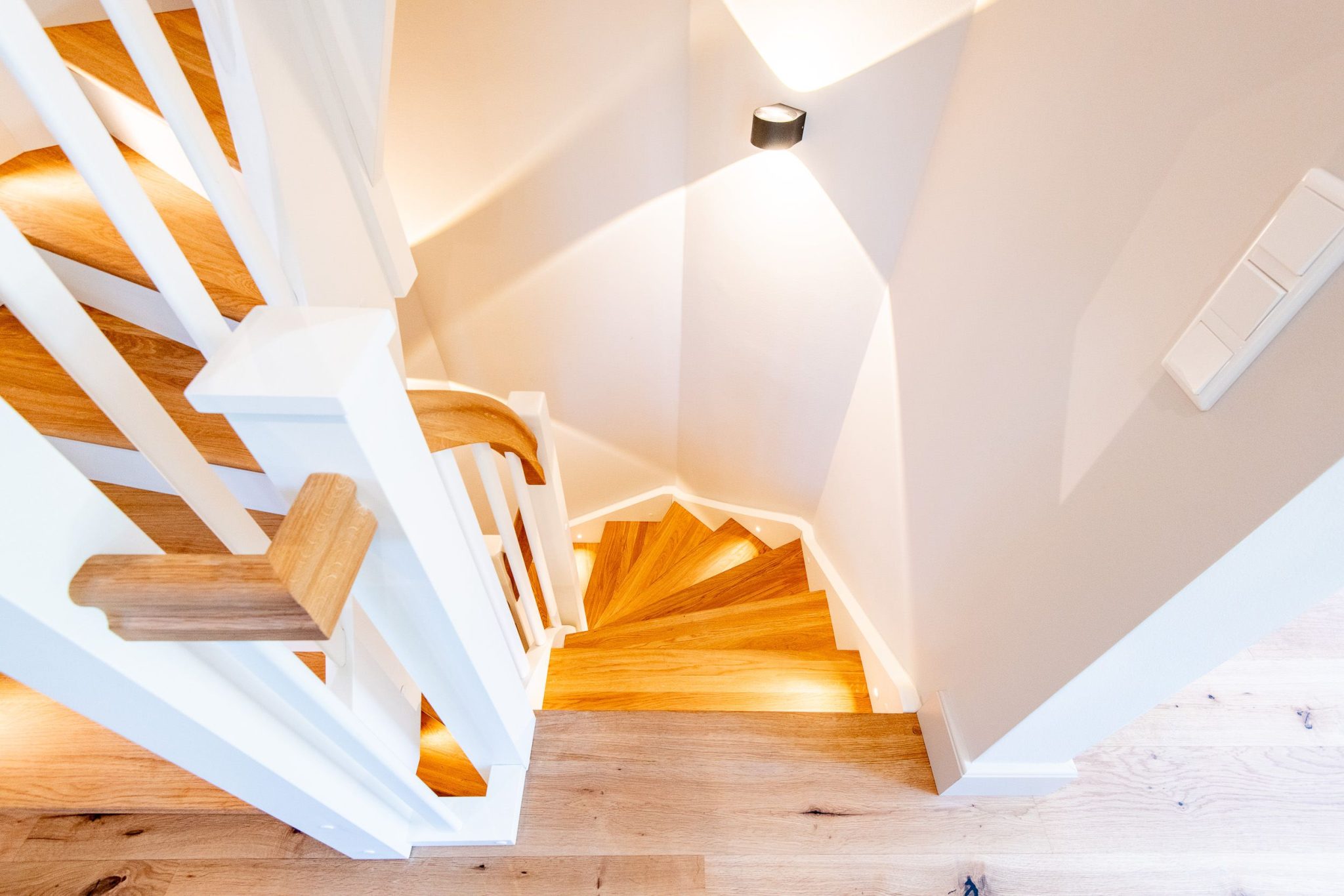 Treppe in Ferienhaus auf Sylt
