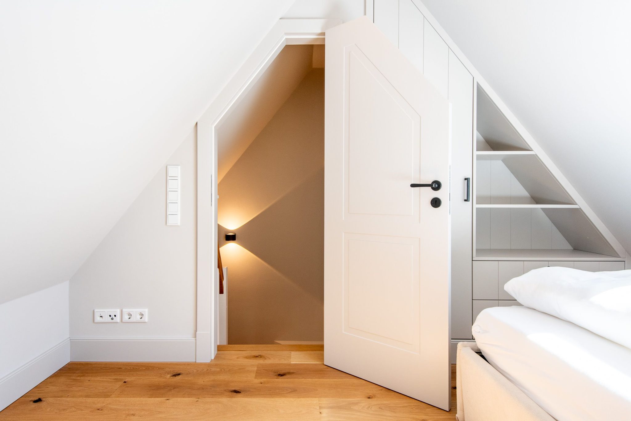 Schlafzimmer in Ferienhaus auf Sylt