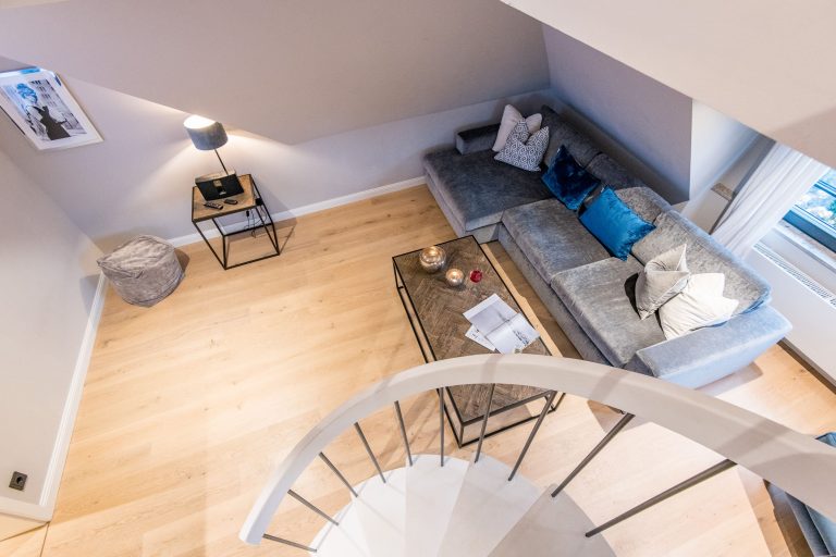 Treppe in Ferienhaus auf Sylt
