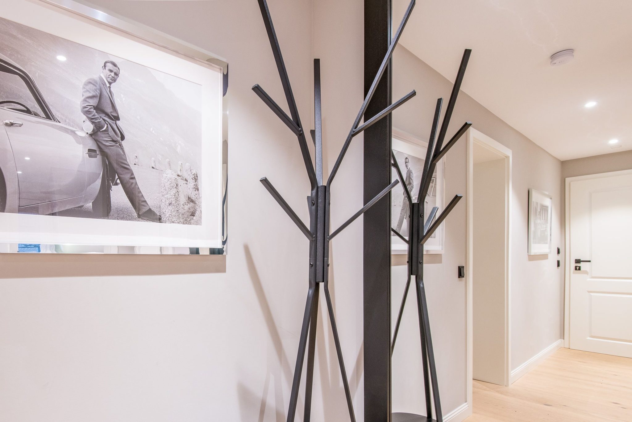 Kleiderständer in Ferienhaus auf Sylt