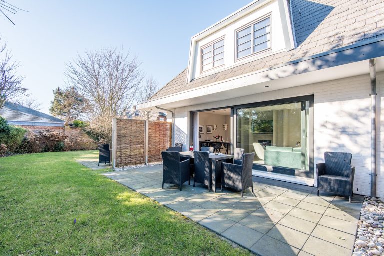 Terrasse in Ferienhaus auf Sylt