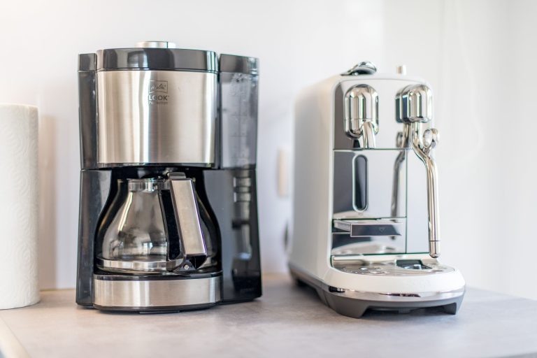 Kaffeemaschine in Ferienhaus auf Sylt