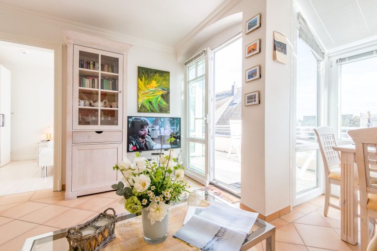 Fernseher in Ferienhaus auf Sylt