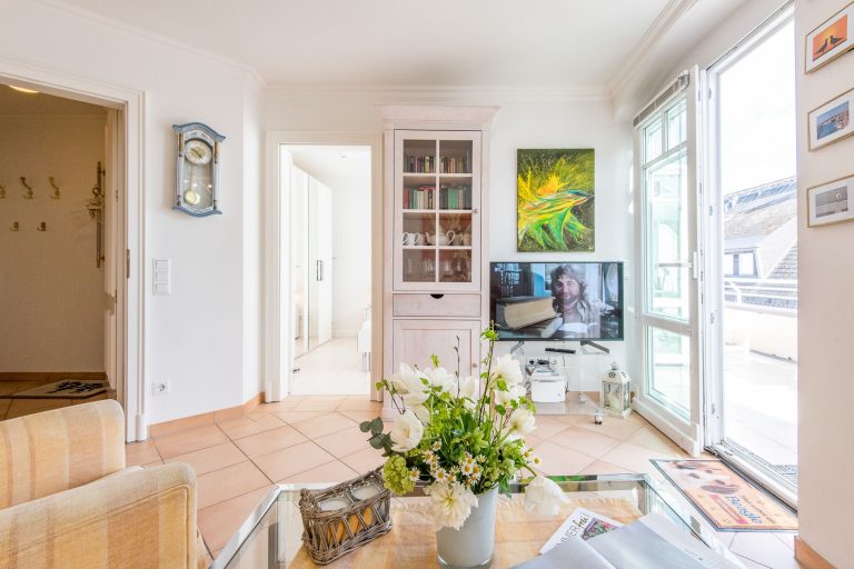 Fernseher in Ferienhaus auf Sylt