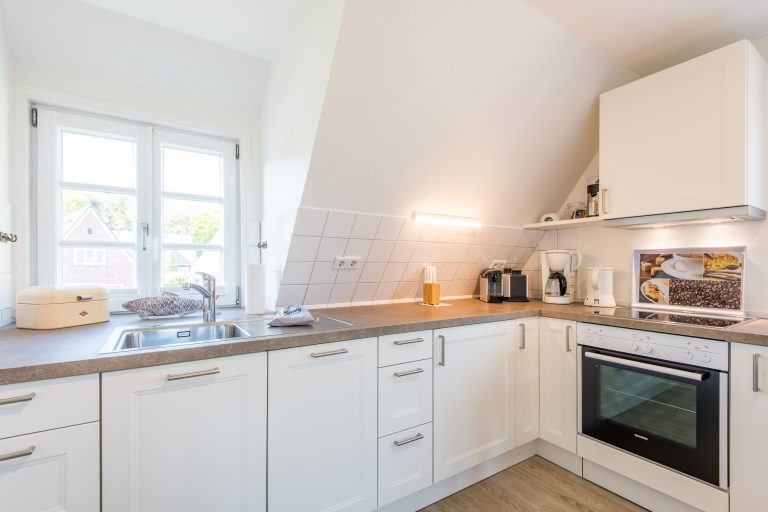 Küche in Ferienhaus auf Sylt