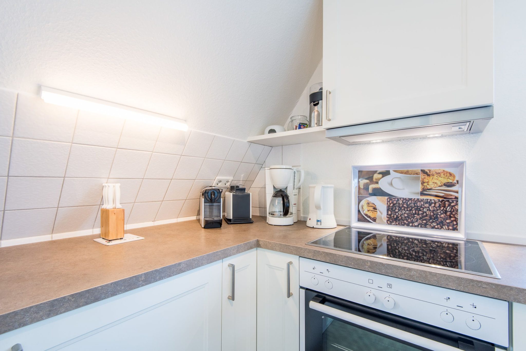 Küche in Ferienhaus auf Sylt
