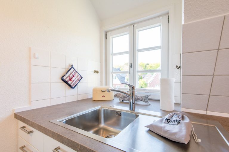 Küche in Ferienhaus auf Sylt