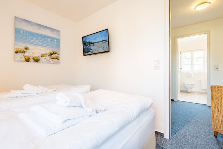 Schlafzimmer in Ferienhaus auf Sylt