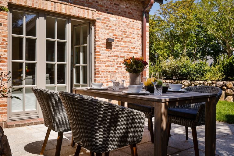 Garten in Ferienhaus auf Sylt