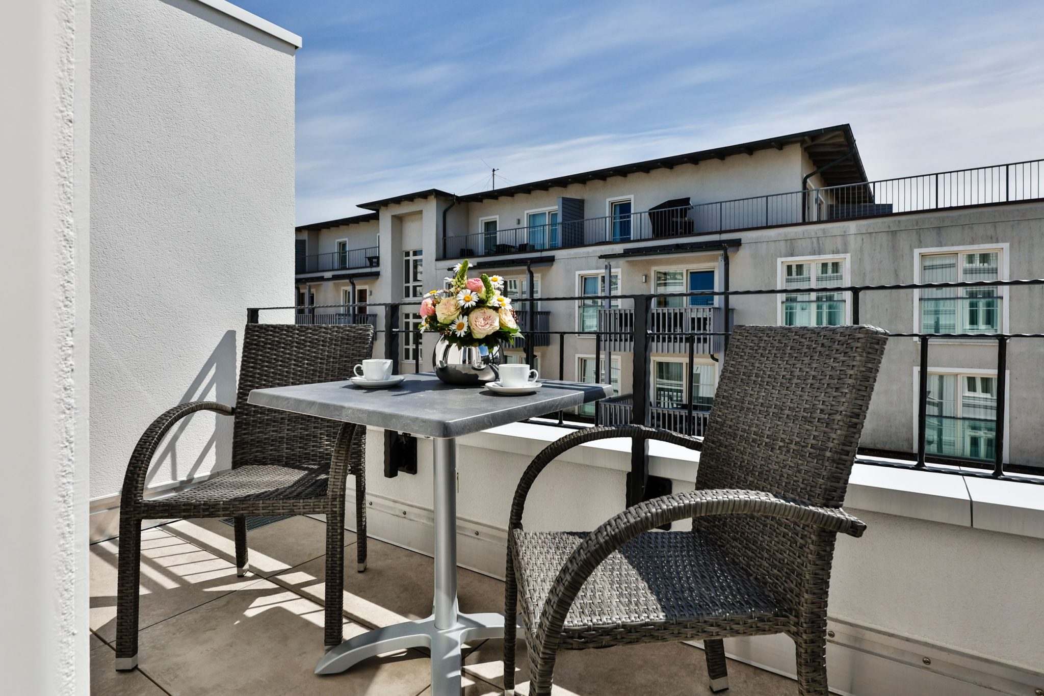 Balkon in Ferienwohnung auf Sylt