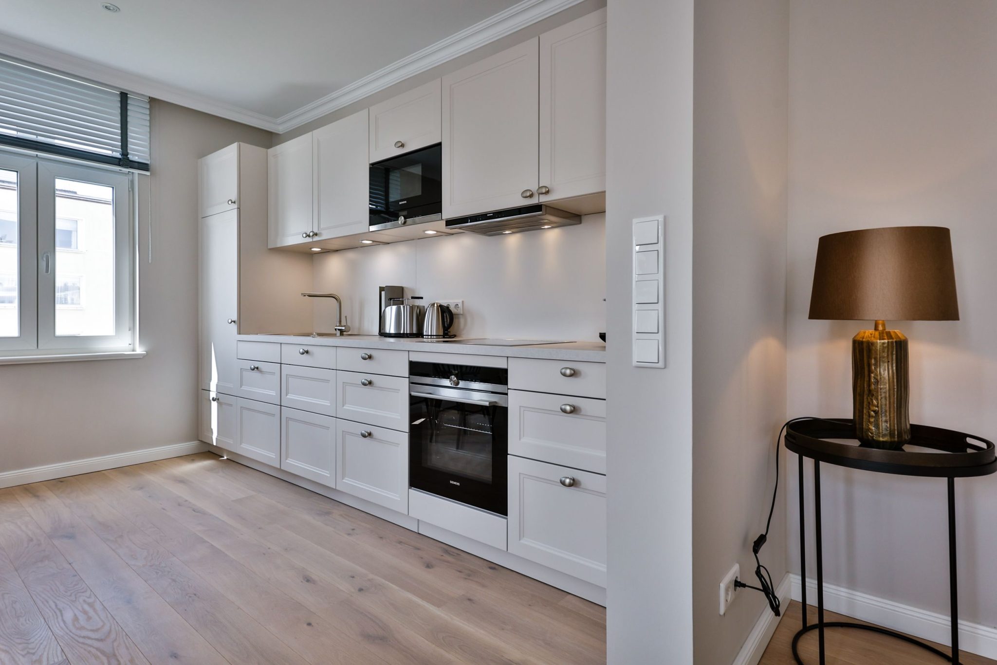 Küche in Ferienwohnung auf Sylt
