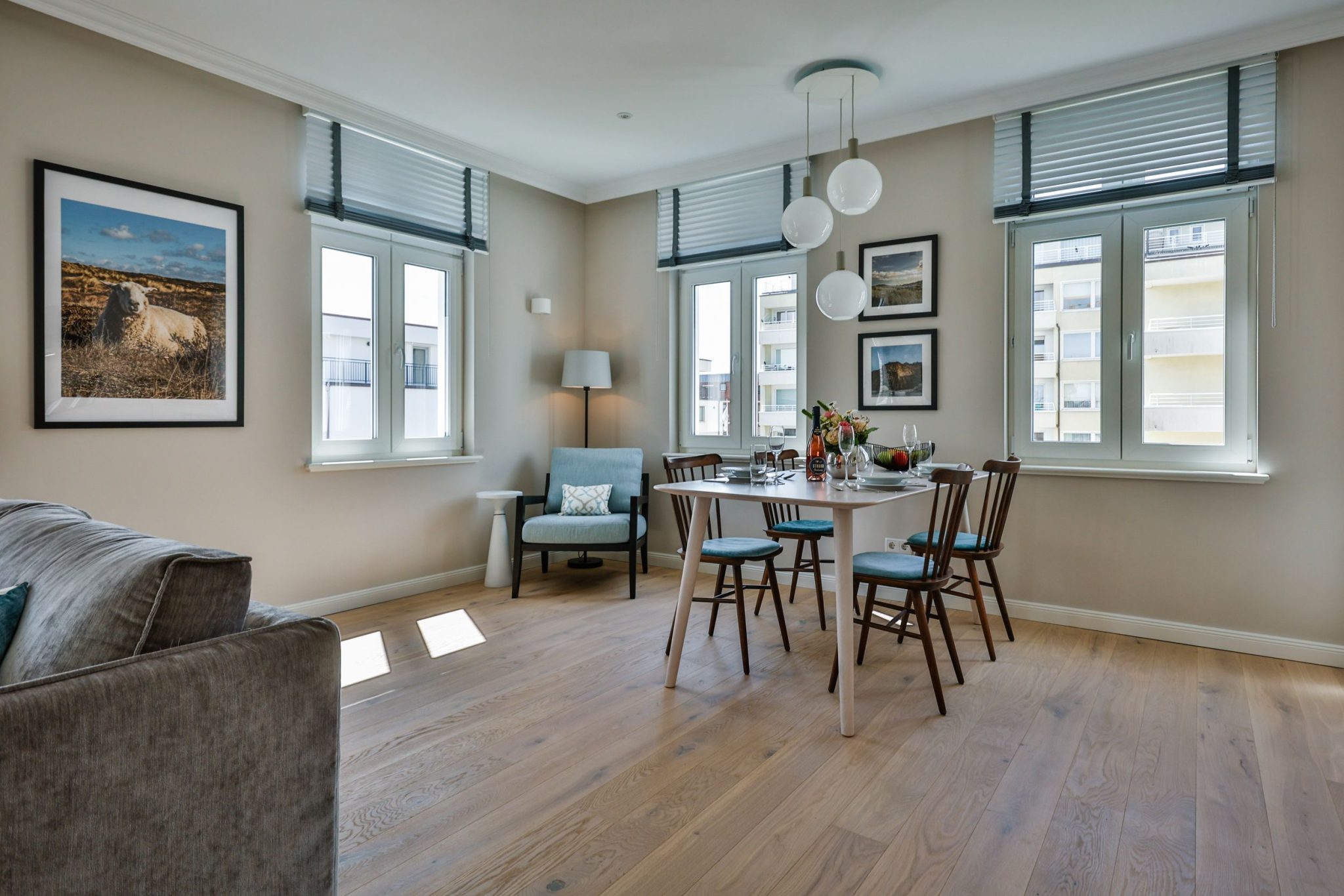 Essbereich in Ferienwohnung auf Sylt