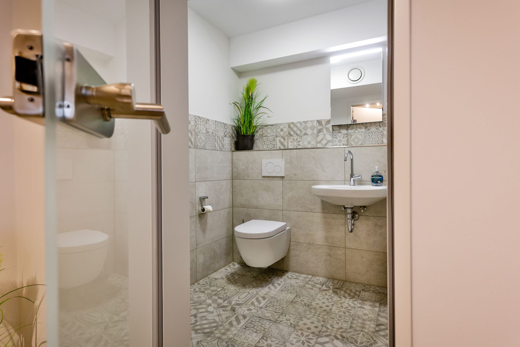 Badezimmer in Ferienwohnung auf Sylt