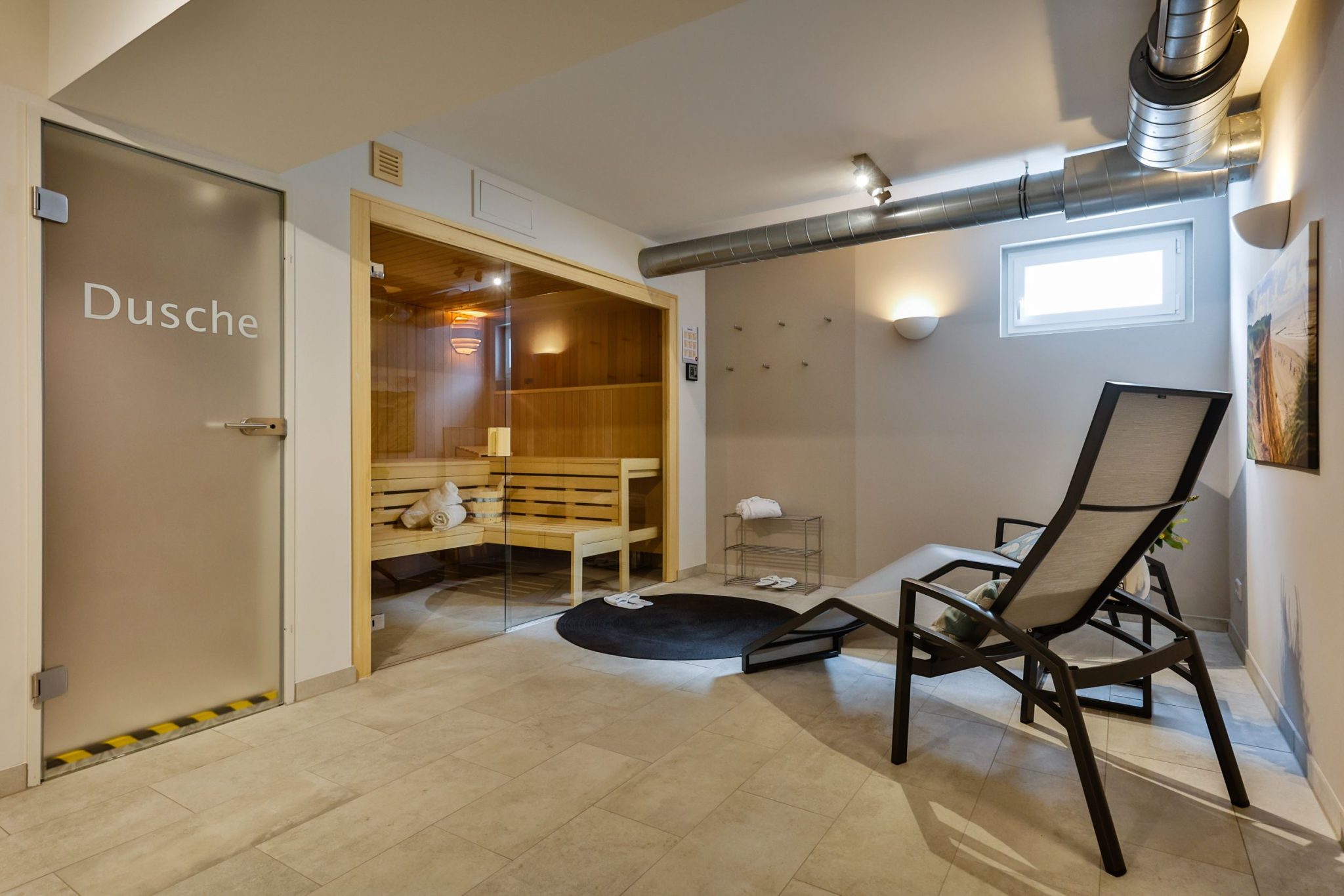 Sauna für Ferienwohnungen auf Sylt