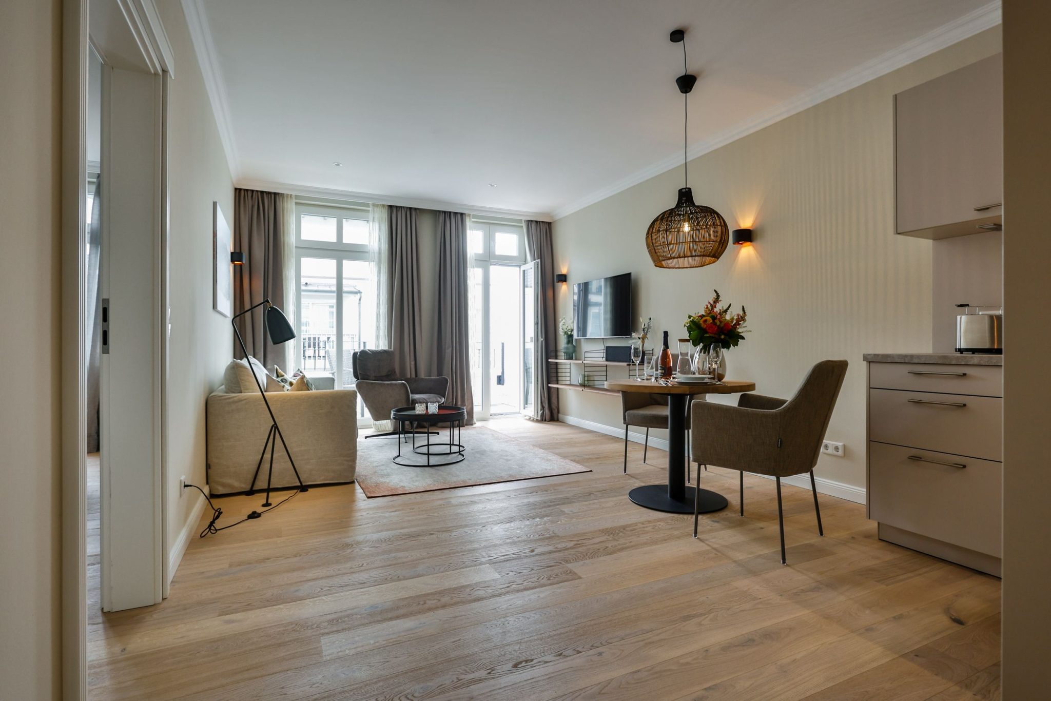 Fernseher in Ferienwohnung auf Sylt