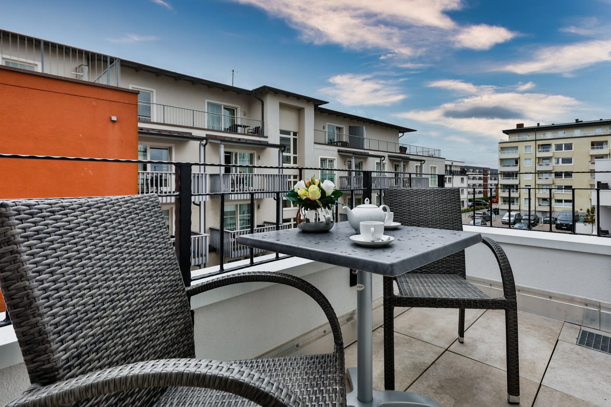 Balkon in Ferienwohnung auf Sylt