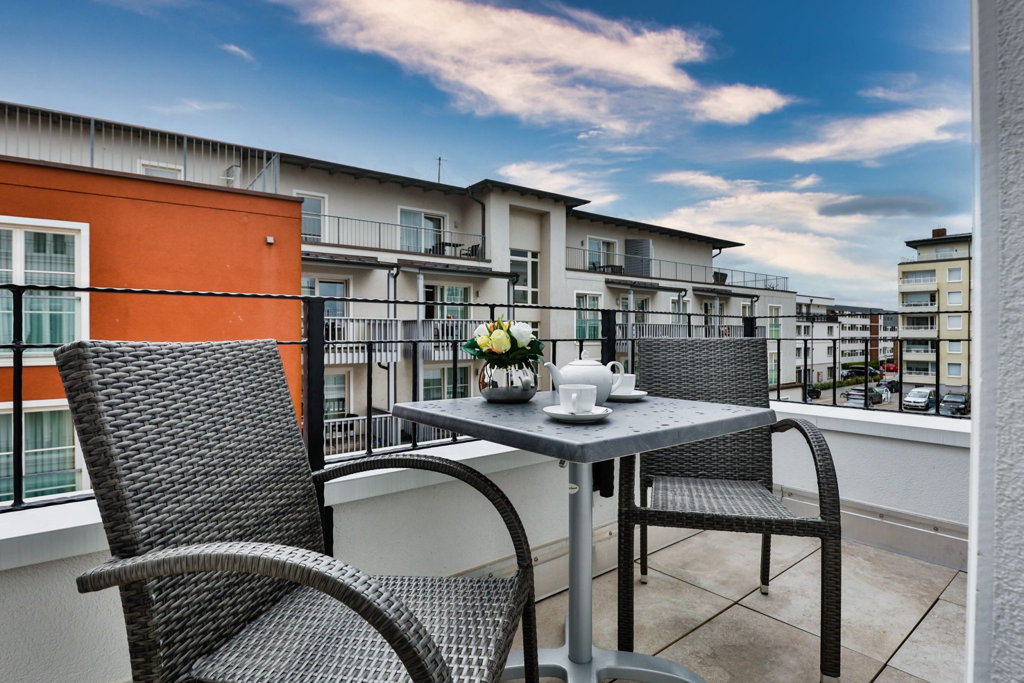 Balkon in Ferienwohnung auf Sylt