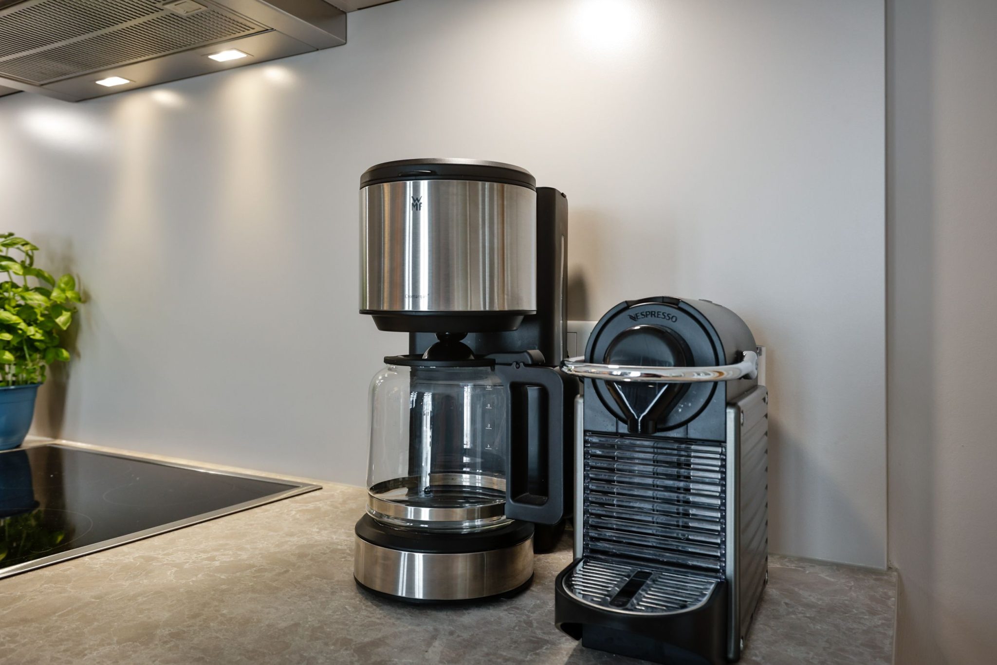 Kaffeemaschine in Ferienwohnung auf Sylt