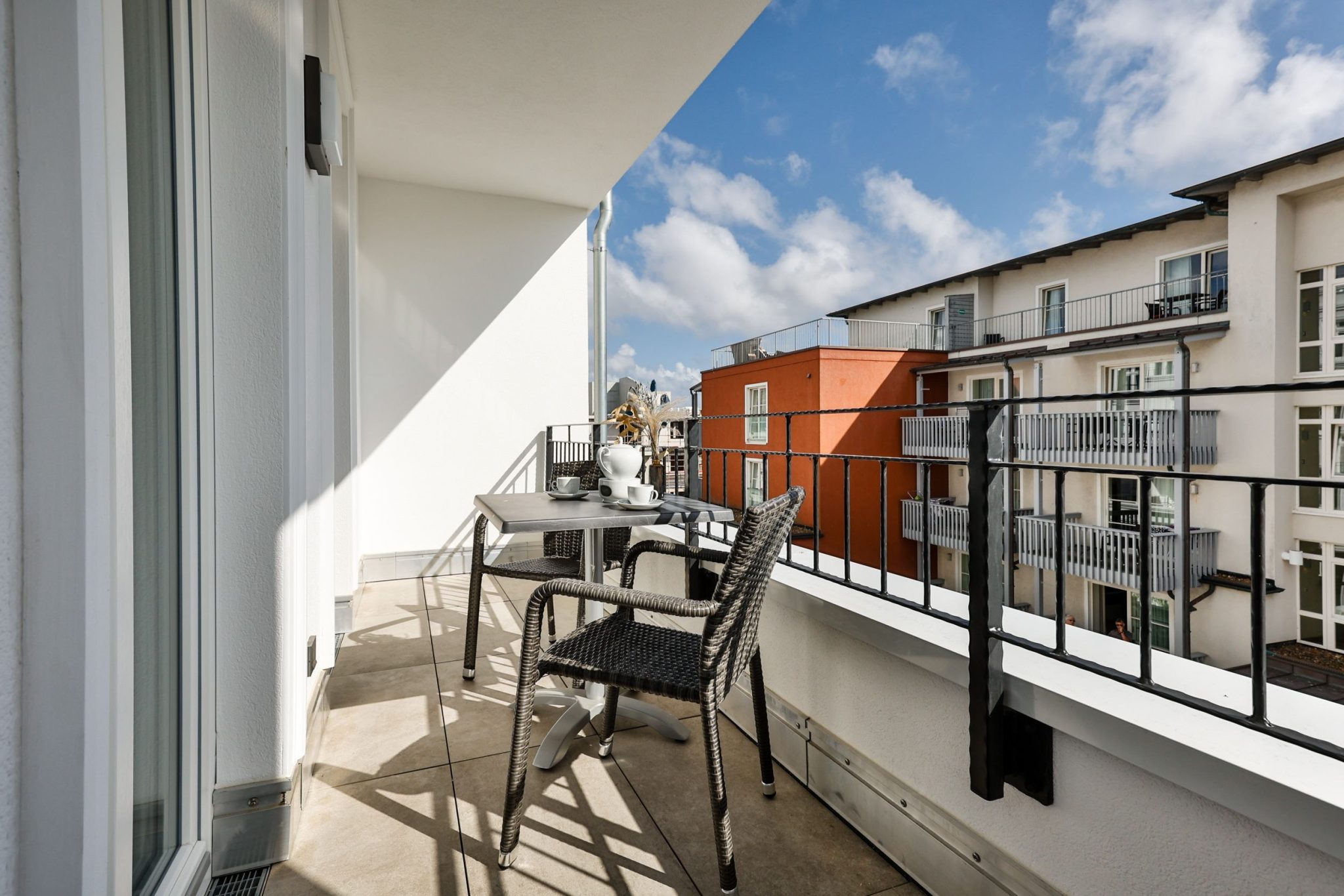 Balkon in Ferienwohnung auf Sylt
