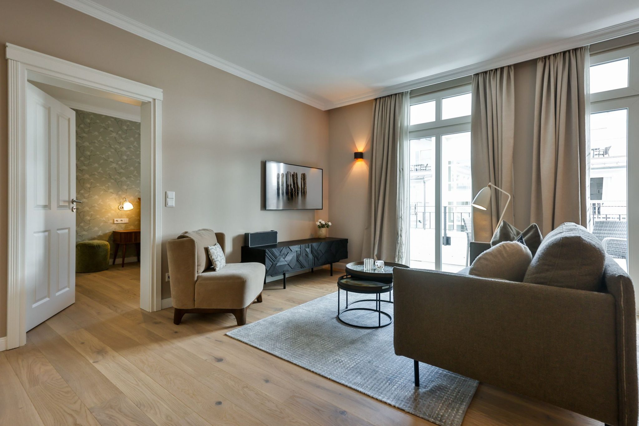 Fernseher in Ferienwohnung auf Sylt