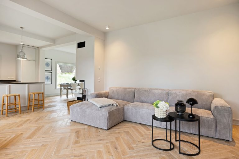 Sofa in Ferienwohnung auf Sylt