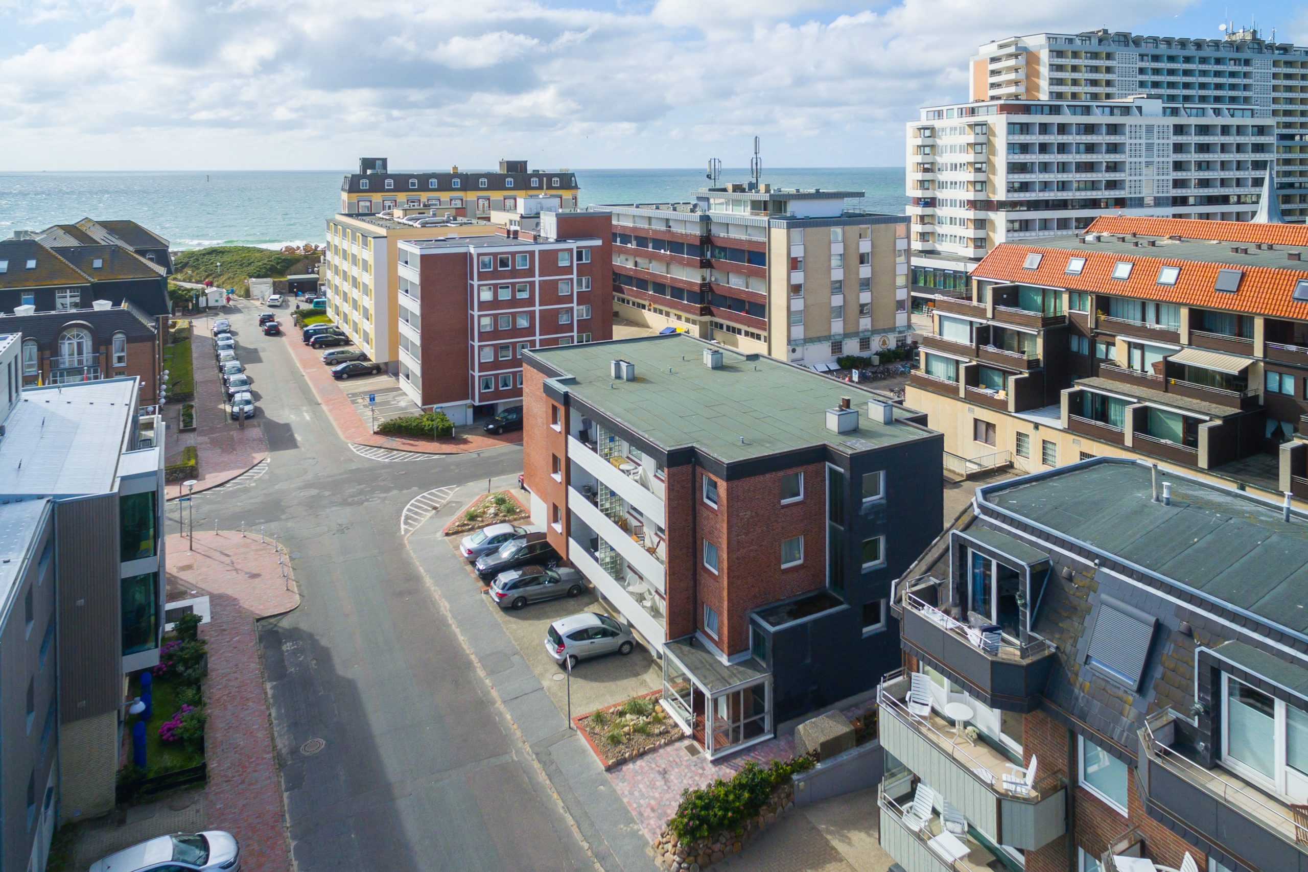 Blick zum Meer in auf Sylt
