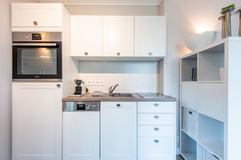 Küche in Ferienwohnung auf Sylt