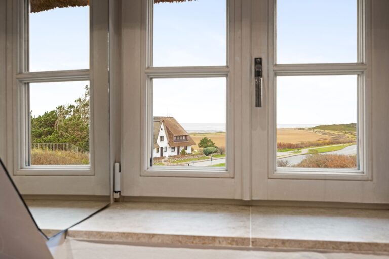 Ausblick in Ferienwohnung auf Sylt