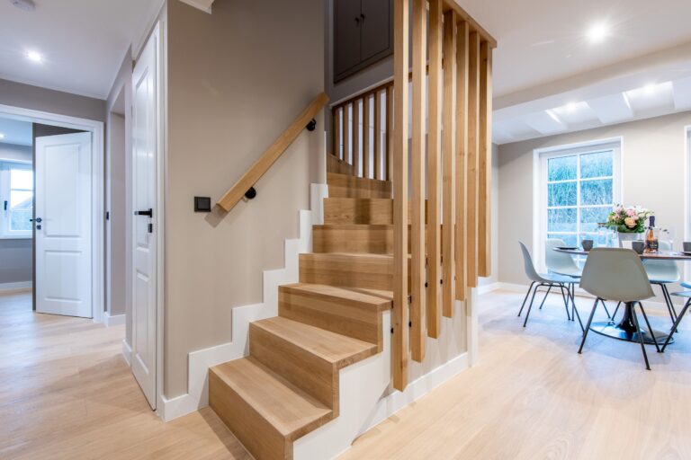 Treppe in Ferienhaus auf Sylt