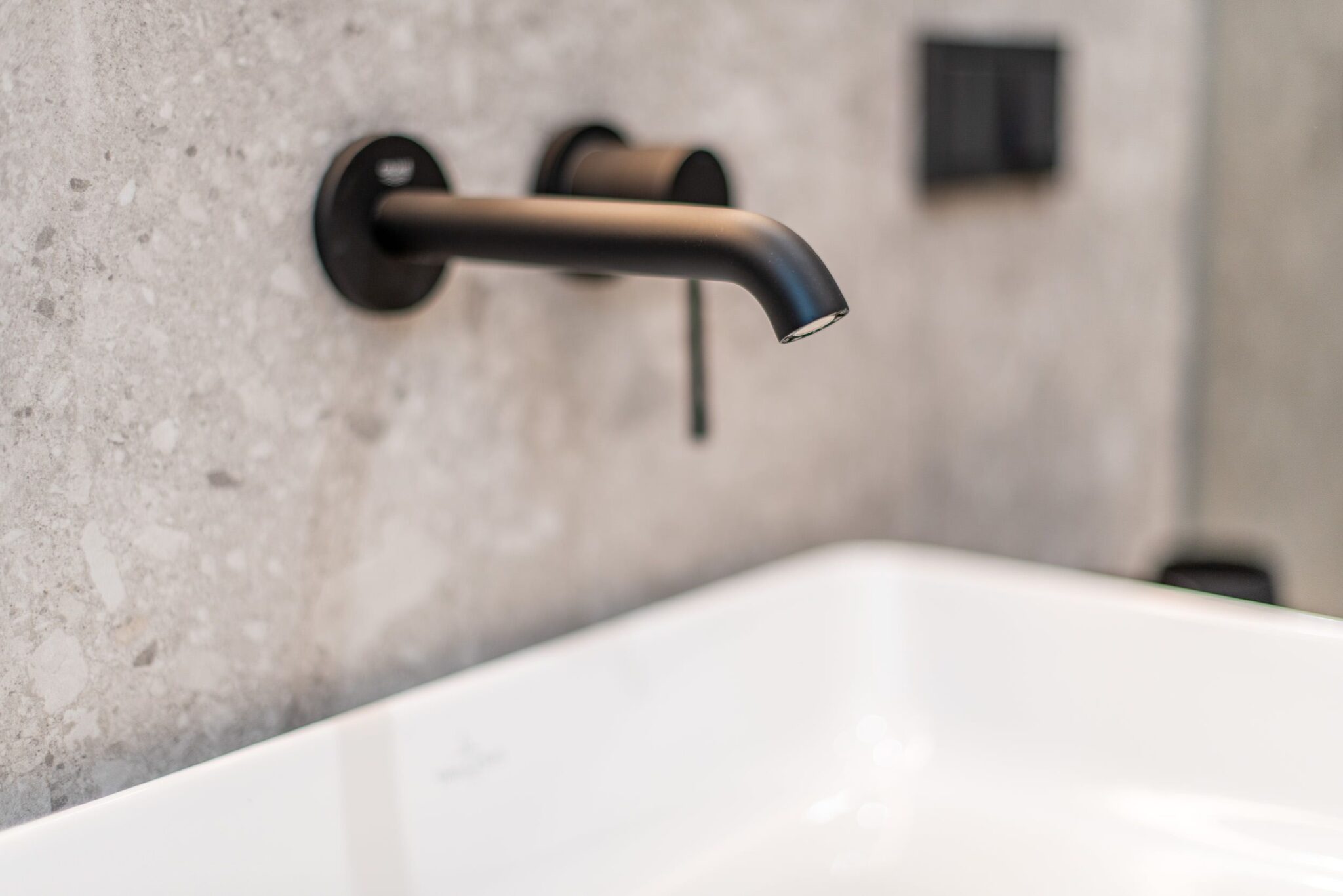 Wasserhahn in Ferienhaus auf Sylt