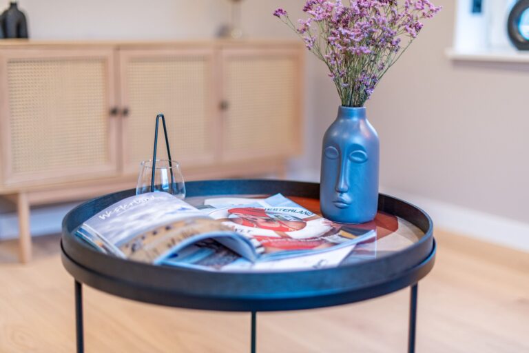 Beistelltisch in Ferienhaus auf Sylt