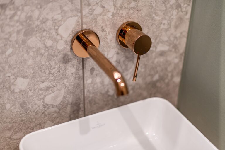 Wasserhahn in Ferienhaus auf Sylt