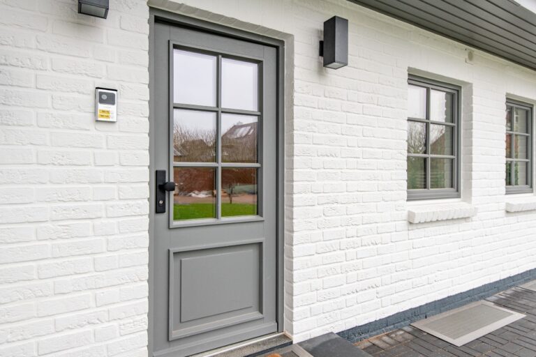 Eingangstür in Ferienhaus auf Sylt