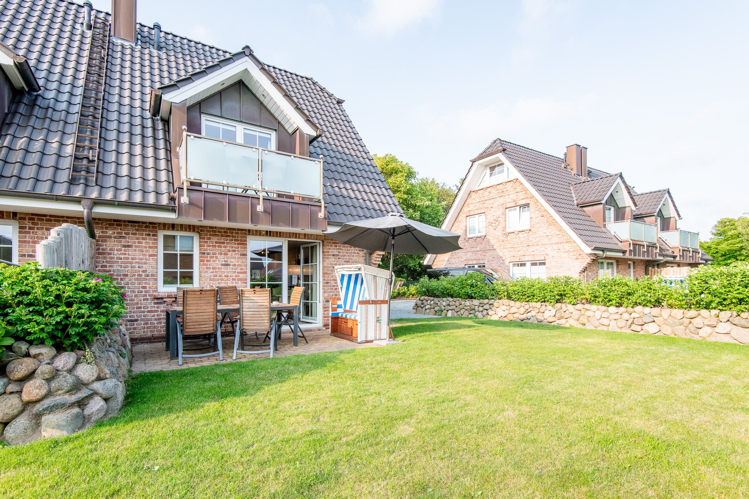 Garten in Ferienhaus auf Sylt