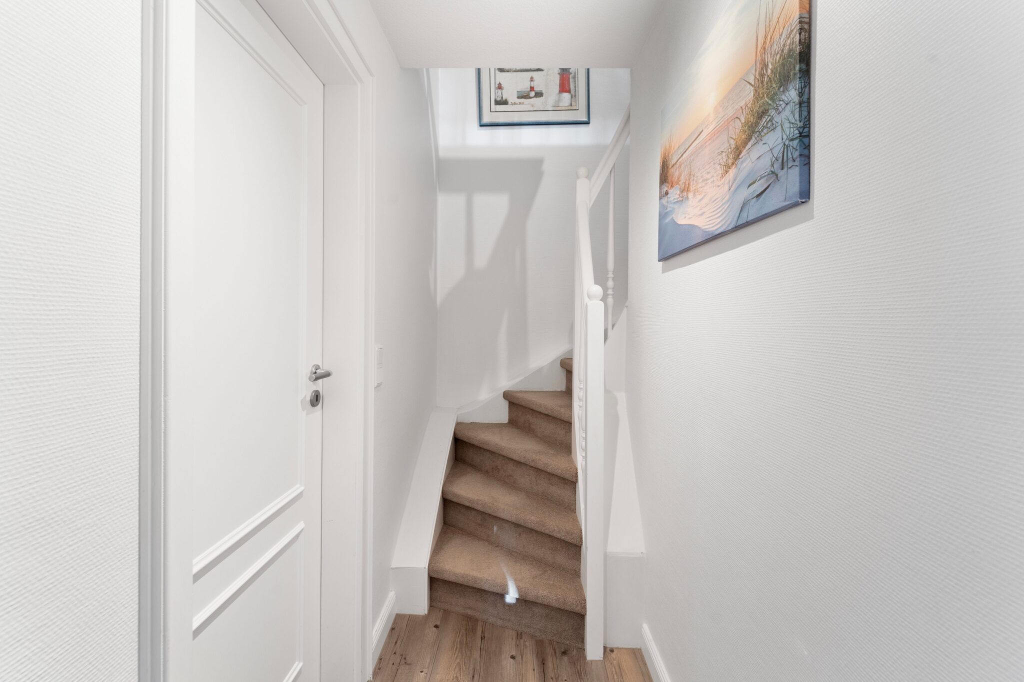 Treppe in Ferienhaus auf Sylt