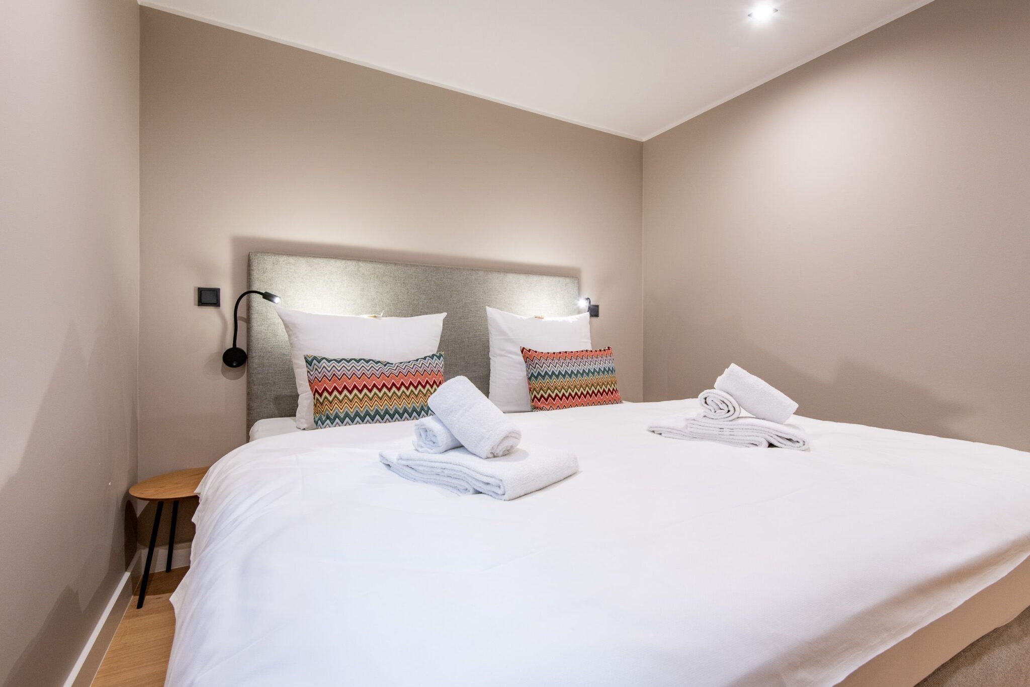 Schlafzimmer in Ferienhaus auf Sylt