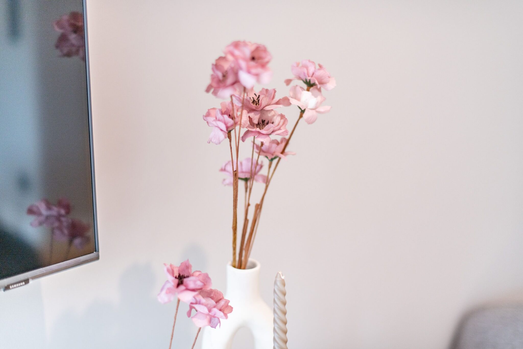 Blumen in Ferienhaus auf Sylt