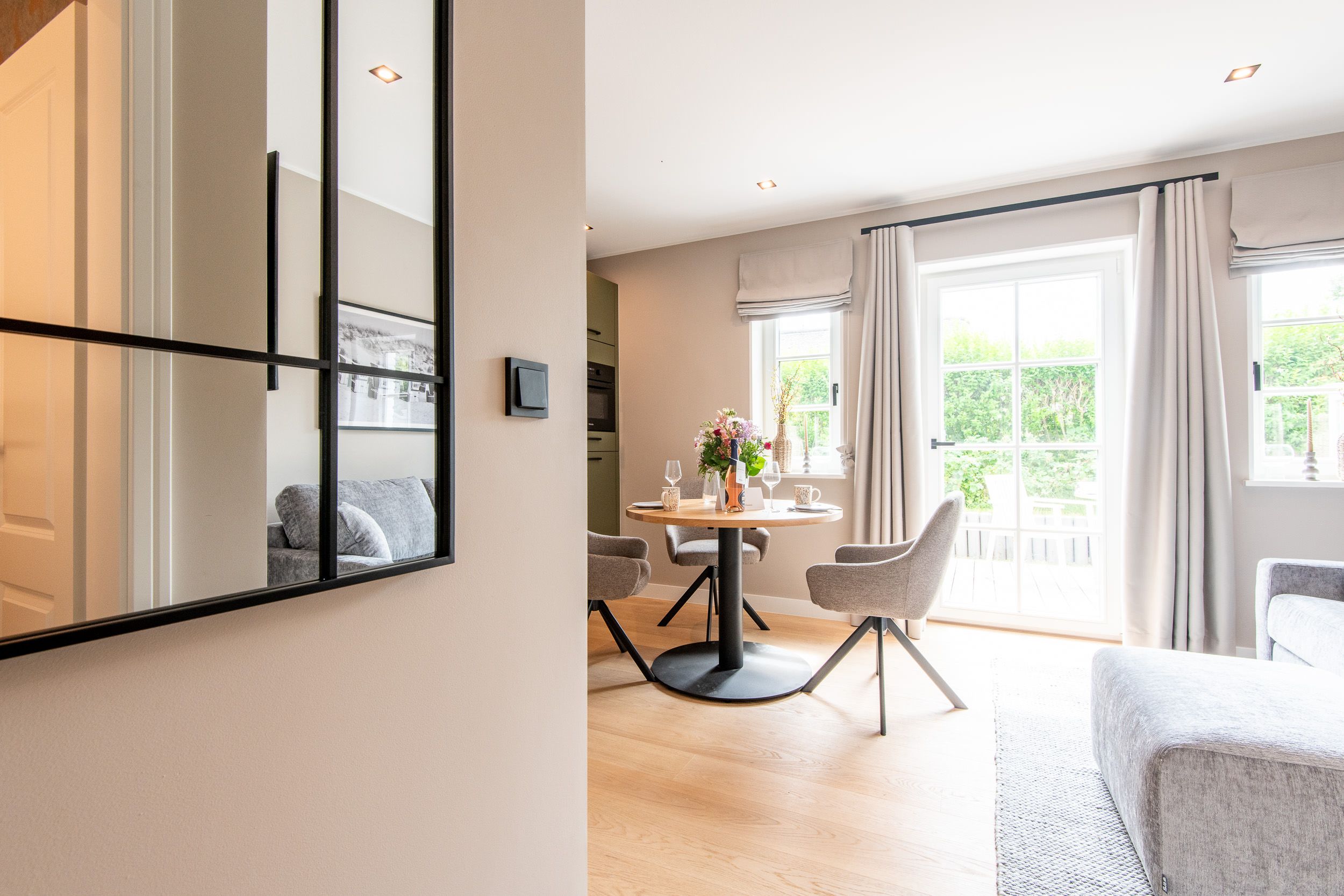 Esstisch in Ferienhaus auf Sylt