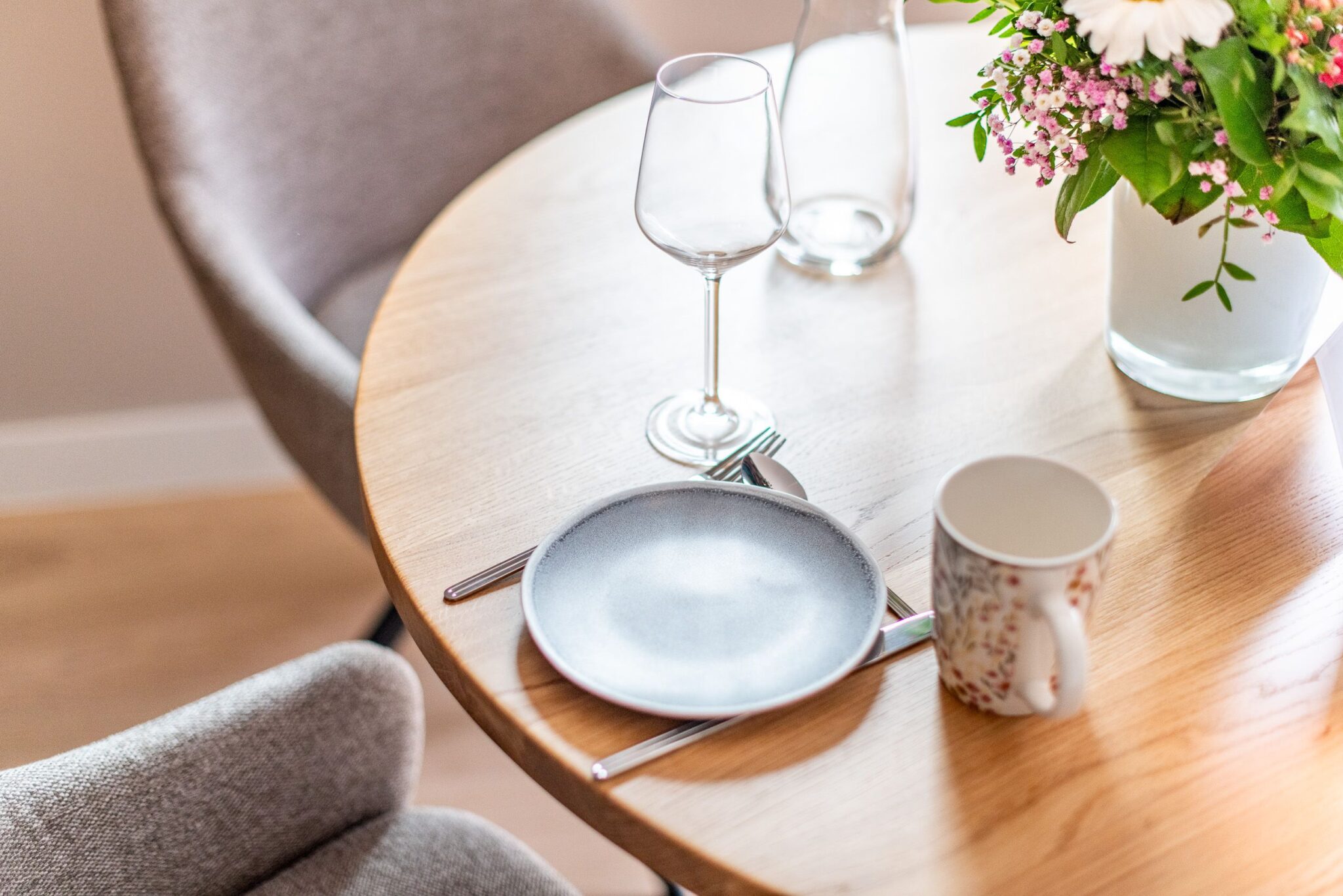 Esstisch in Ferienhaus auf Sylt