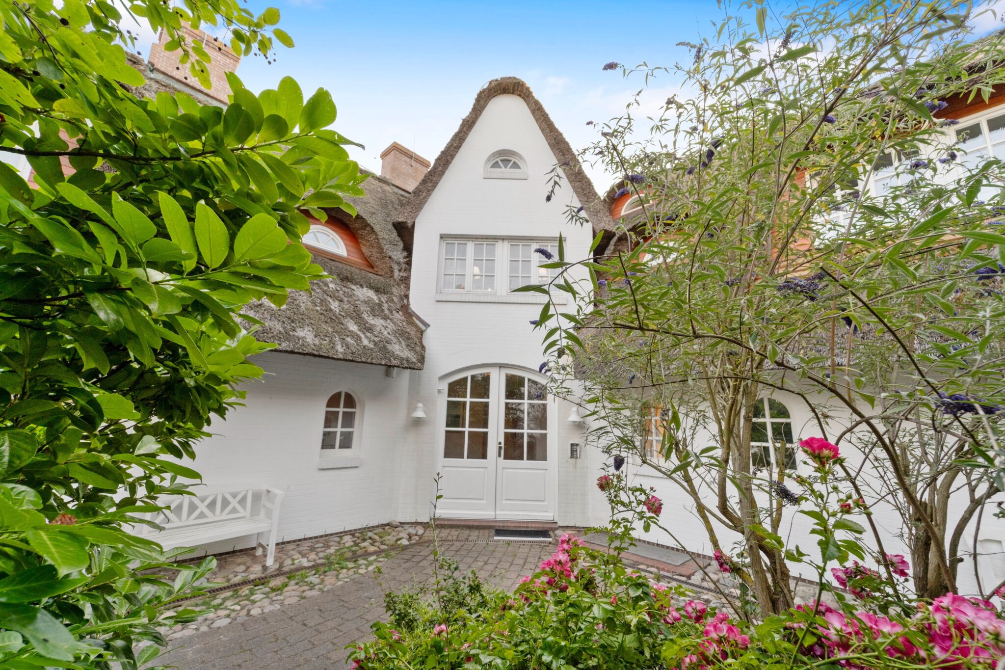 Eingangsbereich von einem Ferienhaus auf Sylt