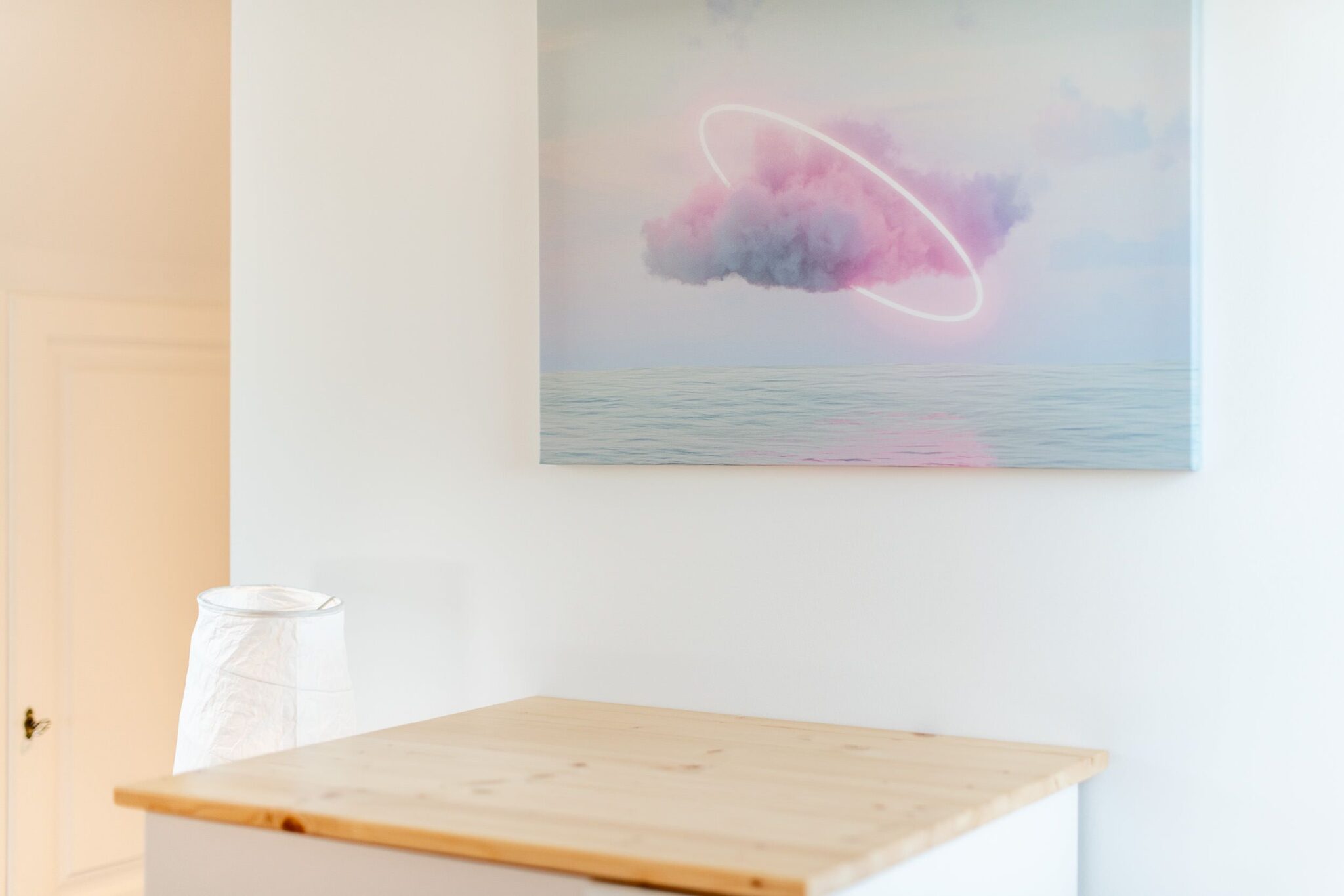 Bild an der Wand in einem Ferienhaus auf Sylt