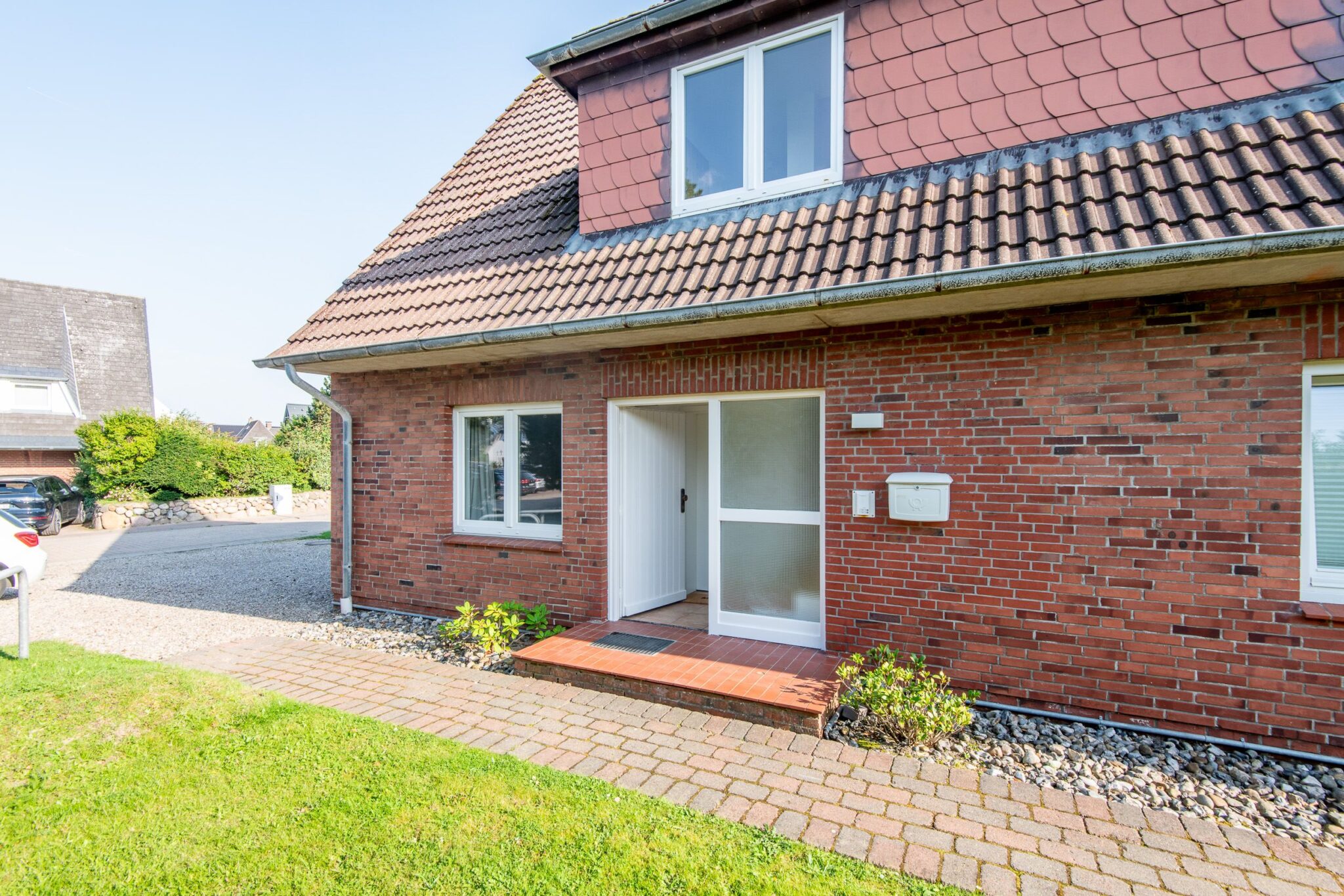 Eingangsbereich von Ferienhaus auf Sylt