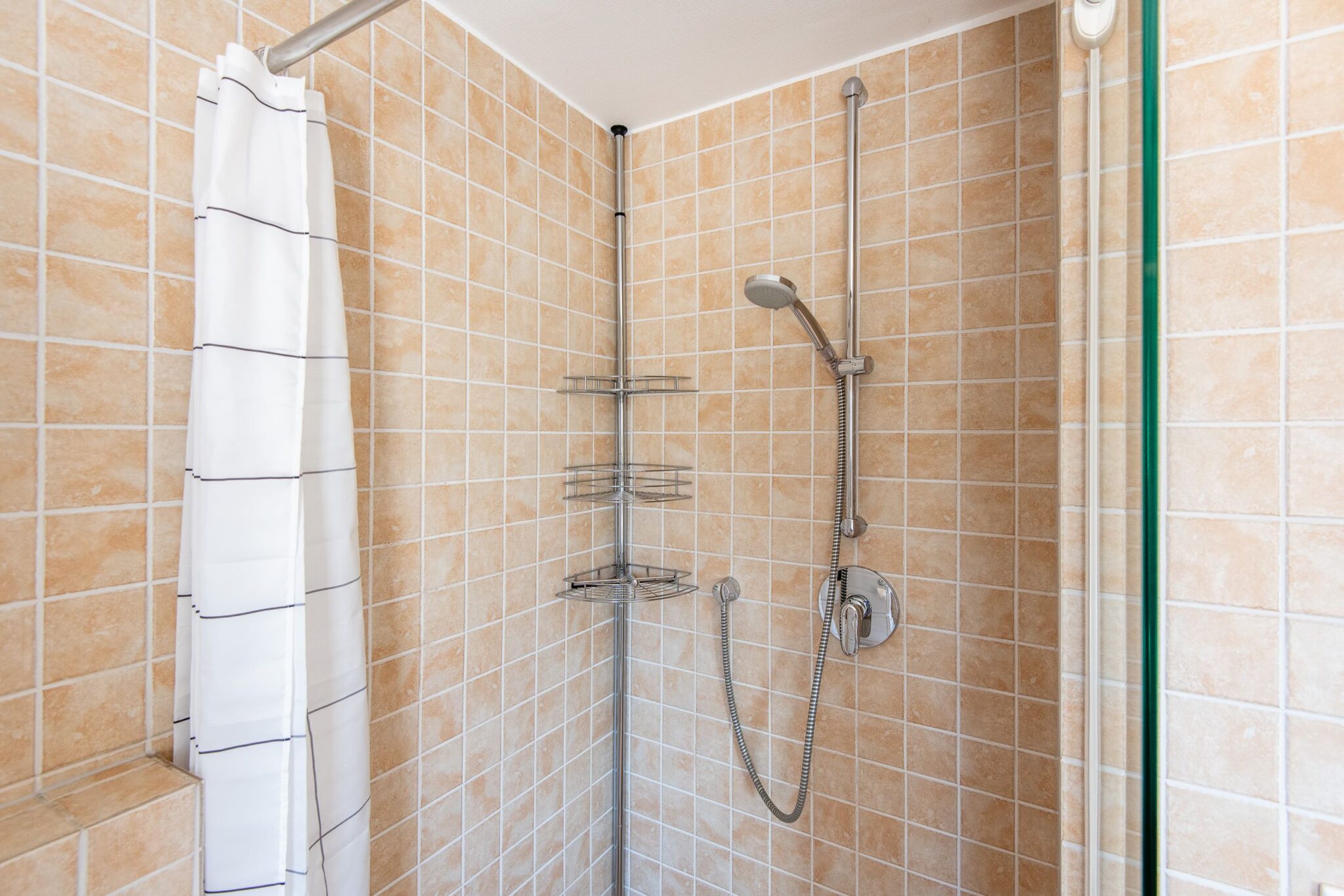 Dusche in einem Ferienhaus auf Sylt