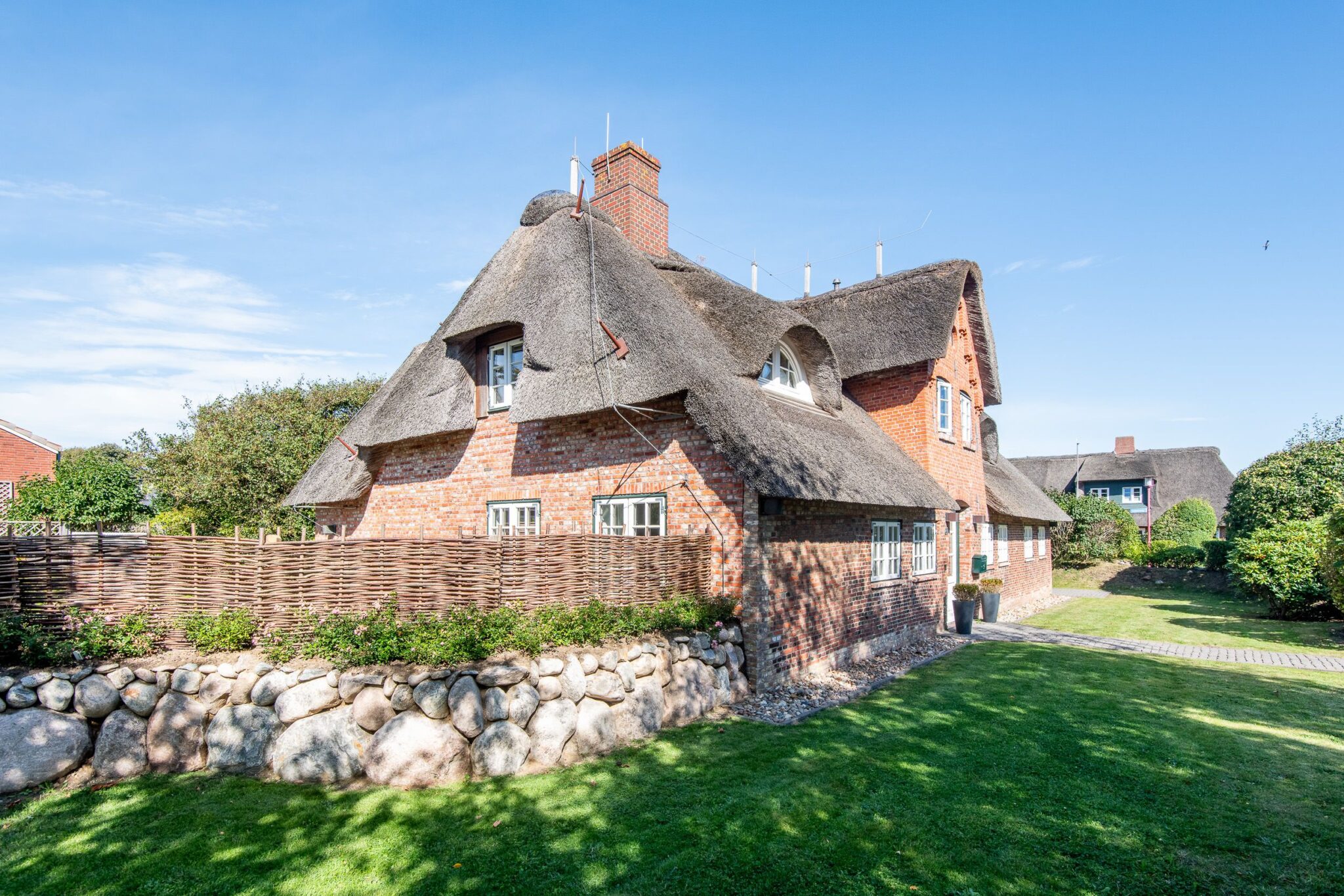 Garten in Ferienhaus auf Sylt