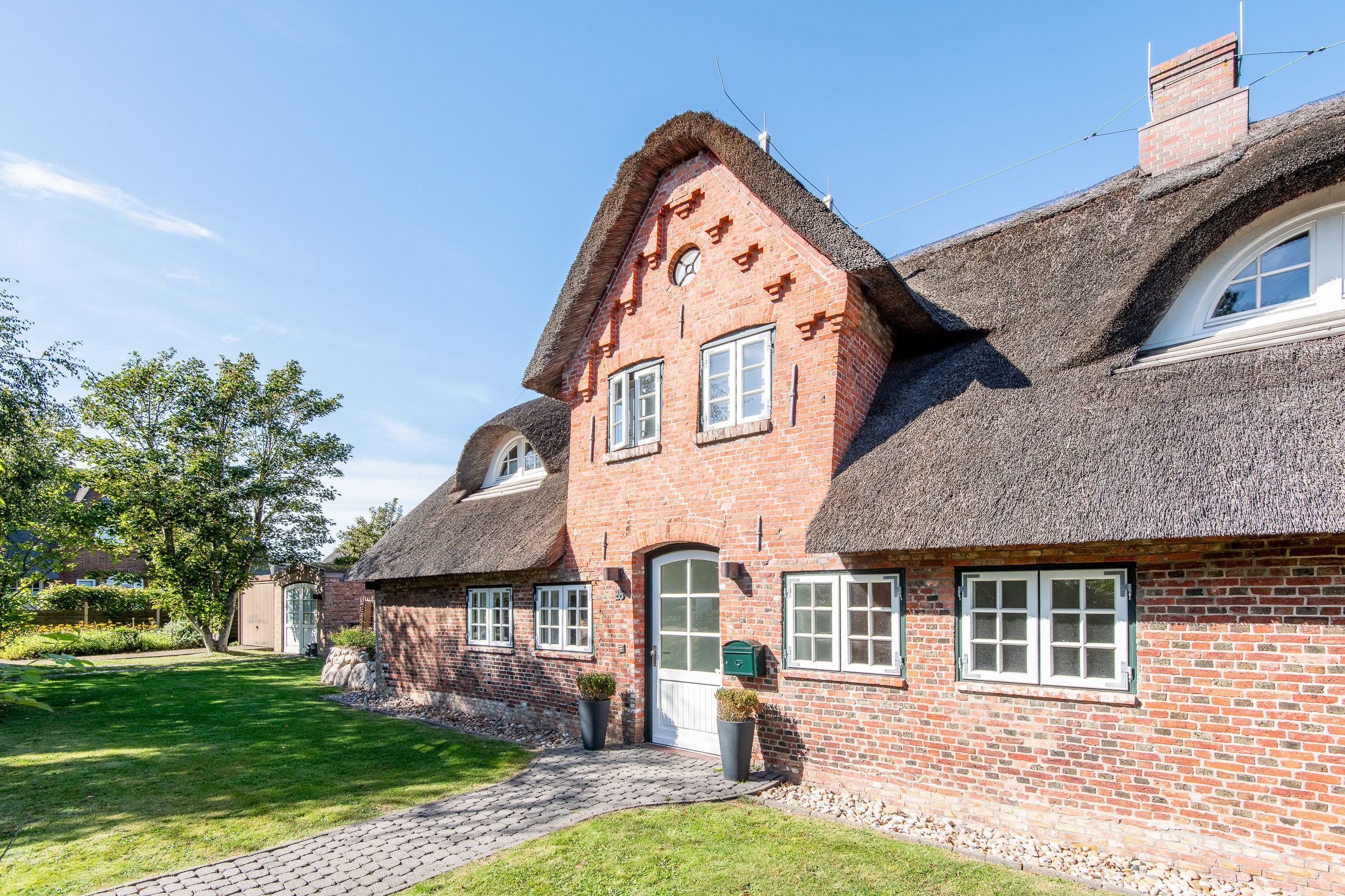 Garten in Ferienhaus auf Sylt