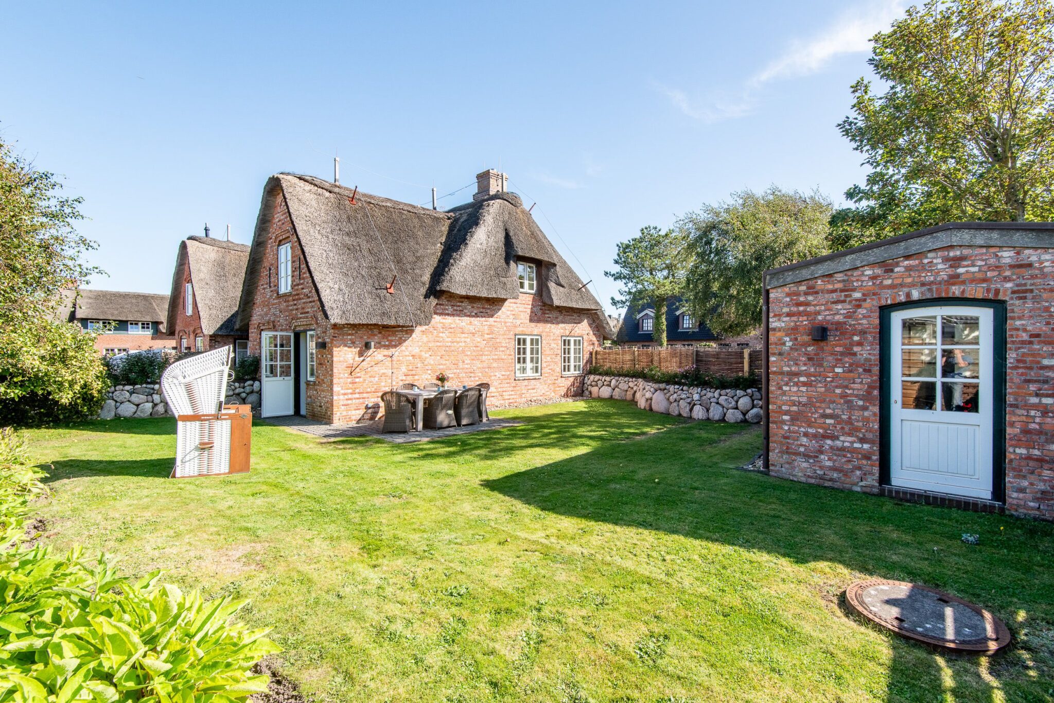 Garten in Ferienhaus auf Sylt