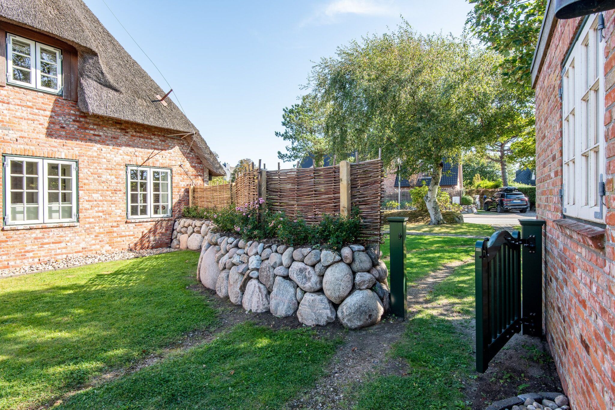 Garten in Ferienhaus auf Sylt