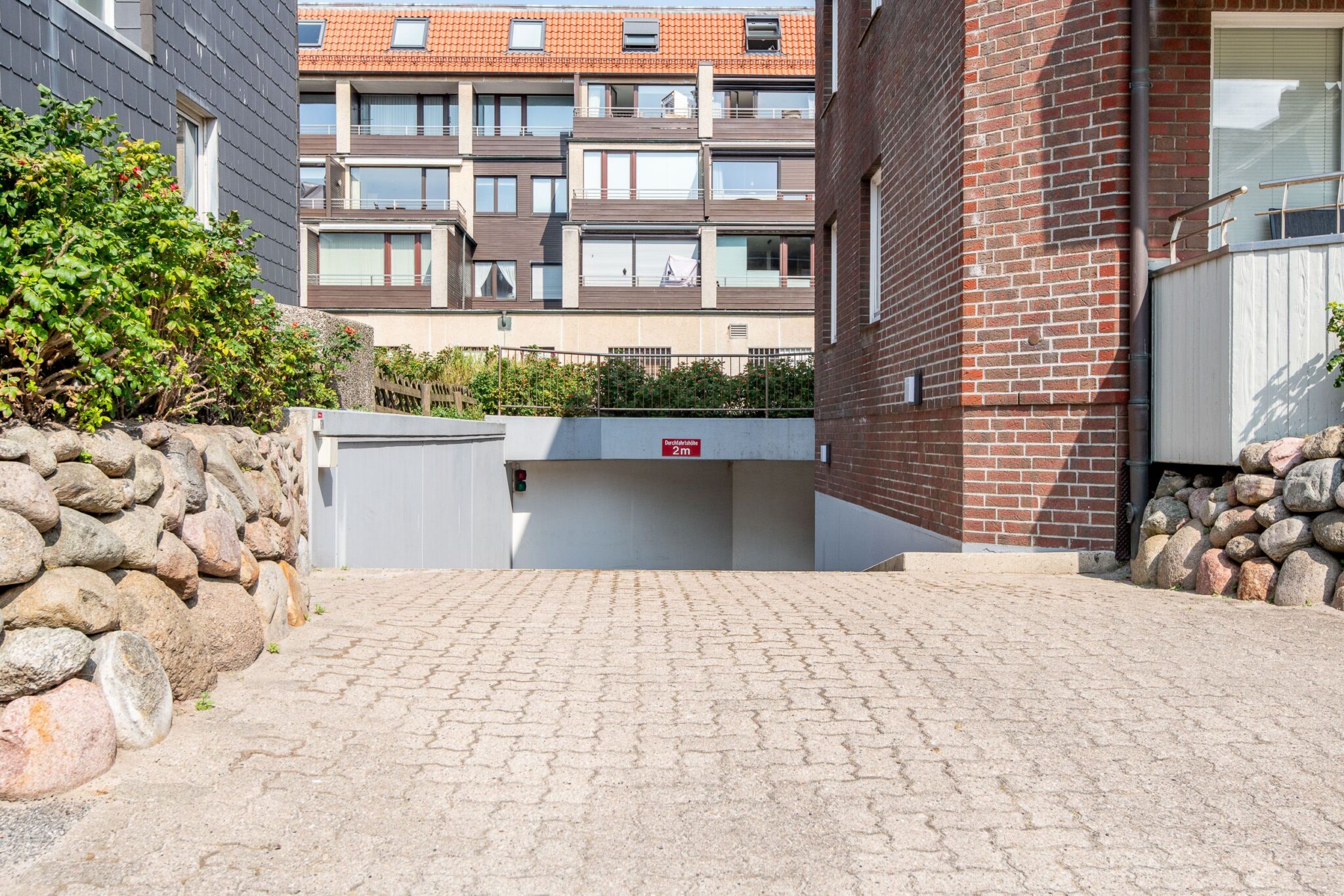 Parkgarage in Ferienhaus auf Sylt
