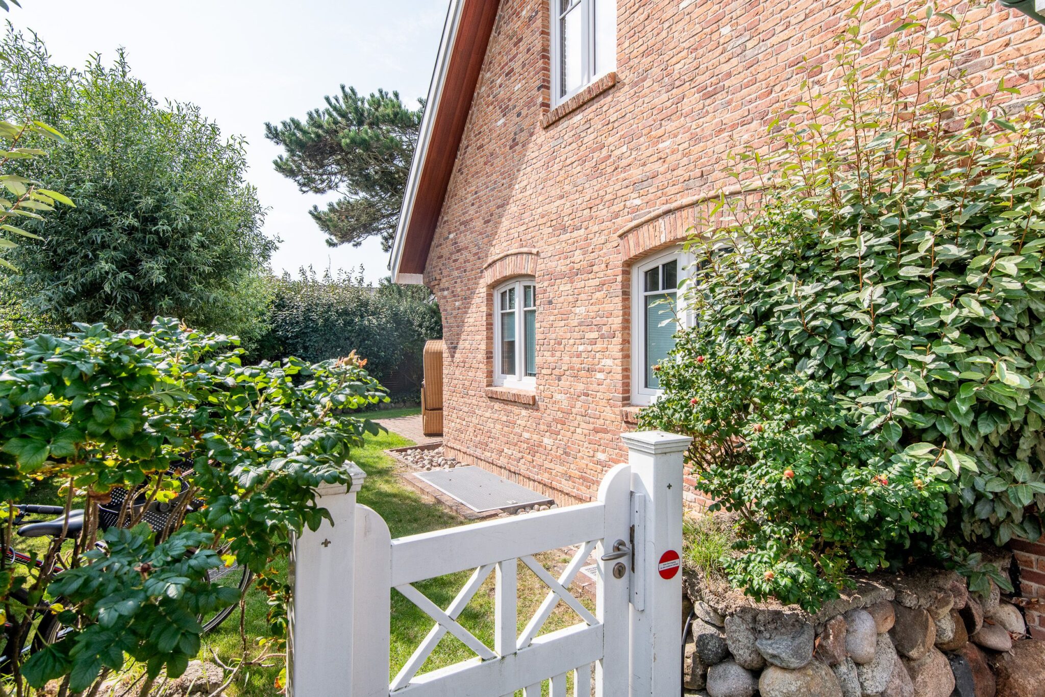 Garten in Ferienhaus auf Sylt