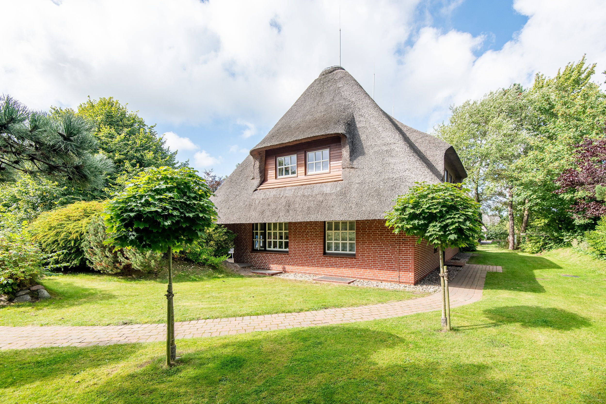 Garten in Ferienhaus auf Sylt